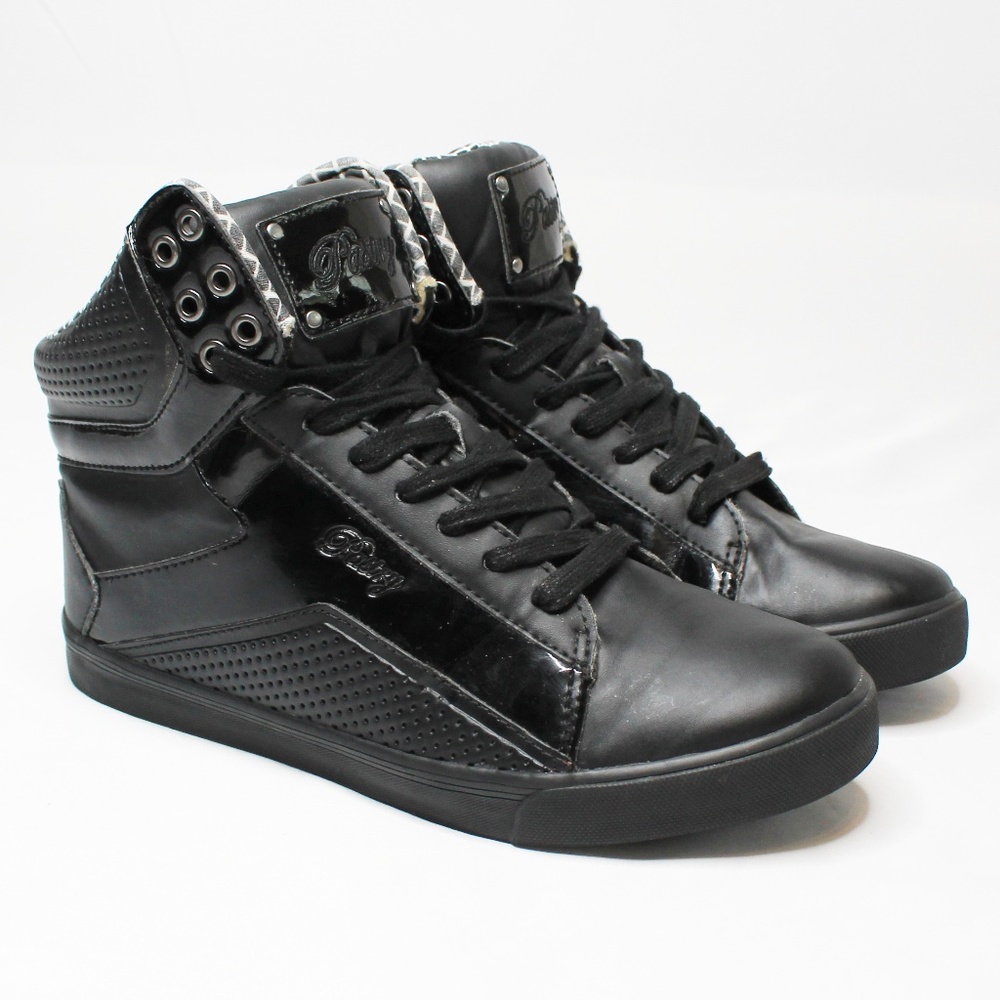 Pastry Black “Pop Tart Grid” High Top Sneakers